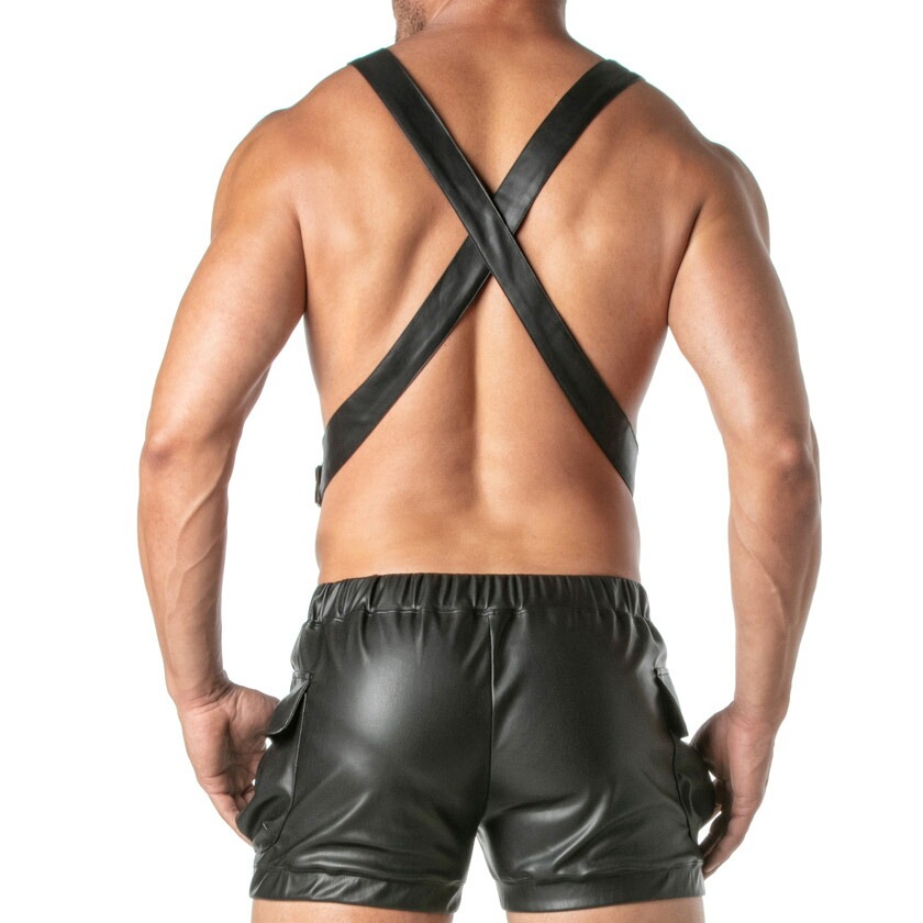 TOF PARIS/Trends Of Friends Kinky Overalls Shorts ���ѥ졼�ȥ����С������� �ե������쥶�� ���