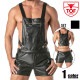 TOF PARIS/Trends Of Friends Kinky Overalls Shorts ���ѥ졼�ȥ����С������� �ե������쥶�� ���