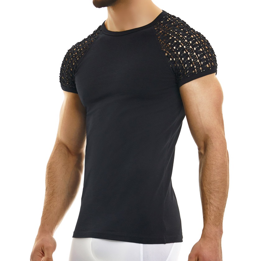 ModusVivendi/����� �ӥ٥�ǥ� Hole T-Shirt Ⱦµ�����롼�ͥå� T����ġ�Ⱦµ����󥺡��ե��å���󡡥ȥåץ�