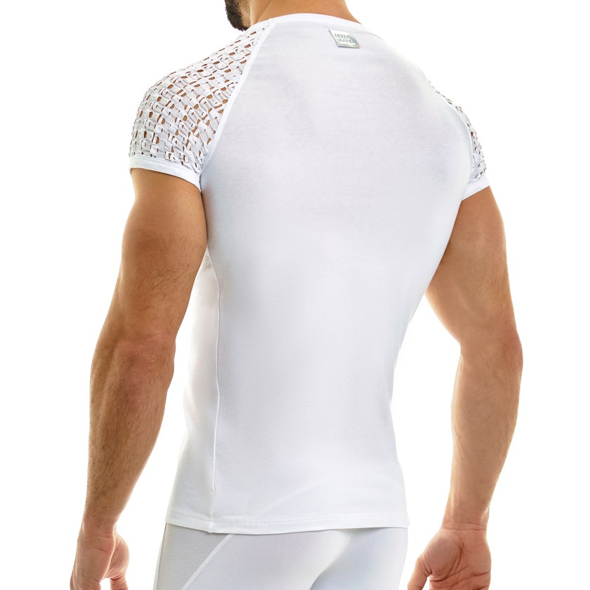 ModusVivendi/����� �ӥ٥�ǥ� Hole T-Shirt Ⱦµ�����롼�ͥå� T����ġ�Ⱦµ����󥺡��ե��å���󡡥ȥåץ�