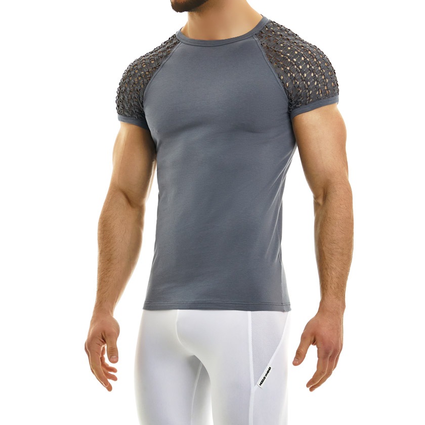 ModusVivendi/����� �ӥ٥�ǥ� Hole T-Shirt Ⱦµ�����롼�ͥå� T����ġ�Ⱦµ����󥺡��ե��å���󡡥ȥåץ�