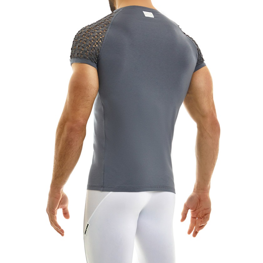 ModusVivendi/����� �ӥ٥�ǥ� Hole T-Shirt Ⱦµ�����롼�ͥå� T����ġ�Ⱦµ����󥺡��ե��å���󡡥ȥåץ�