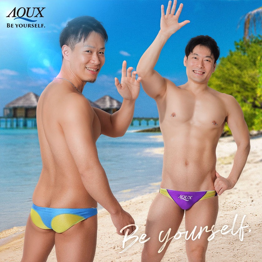 AQUX/���å��� Layered Hip "Blue" �����०���� �ӥ��˷� ��󥺿��� ���ѥ� ���ѥ� �������� �ӡ��������� aqux