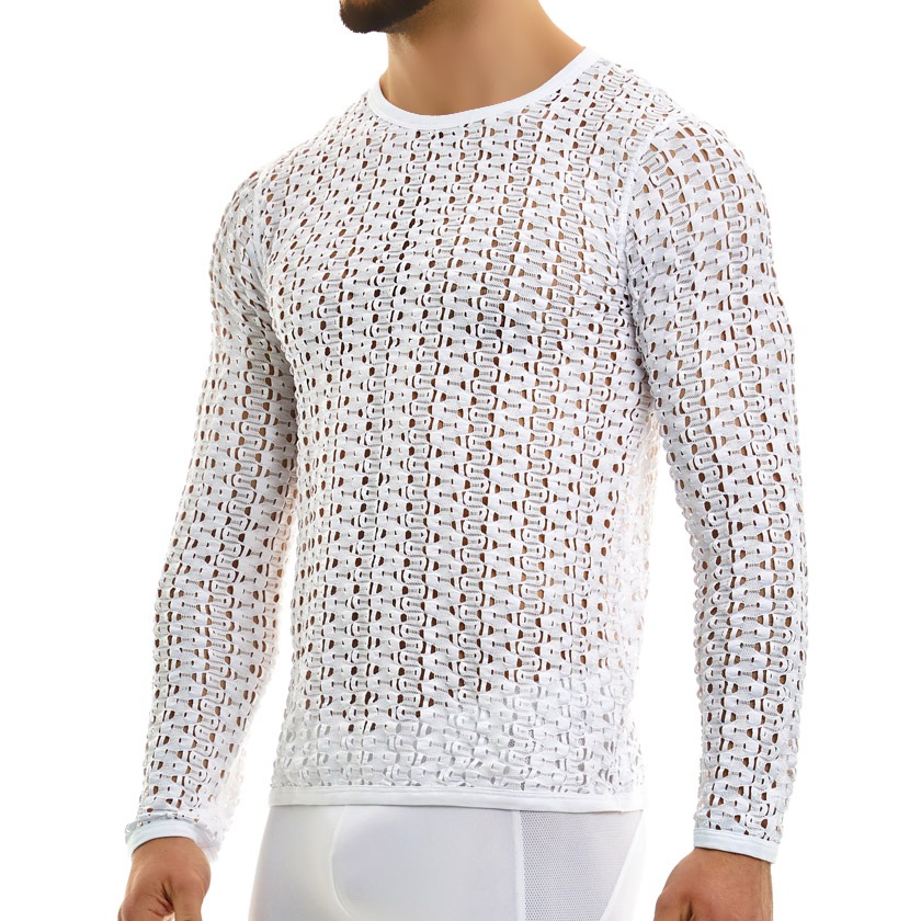 ModusVivendi/����� �ӥ٥�ǥ� Hole Longsleeves Ĺµ ���롼�ͥå������Ԥ� ���ܥ�å��� ��ȥ� T����ġ�Ĺµ����󥺡��ե��å���󡡥ȥåץ�