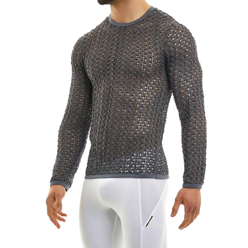 ModusVivendi/����� �ӥ٥�ǥ� Hole Longsleeves Ĺµ ���롼�ͥå������Ԥ� ���ܥ�å��� ��ȥ� T����ġ�Ĺµ����󥺡��ե��å���󡡥ȥåץ�