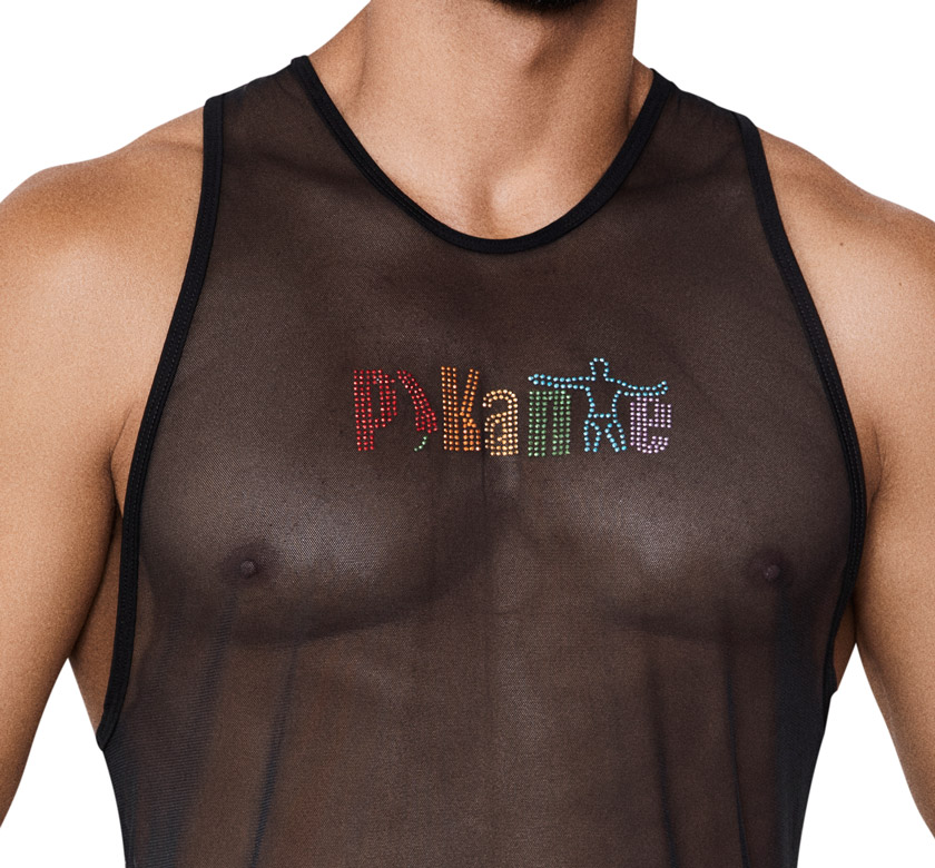 Pikante/�ԥ����   IMPULSE TANK TOP ���󥯥ȥå� �������� ��� Ʃ�� �������롼 ��å���