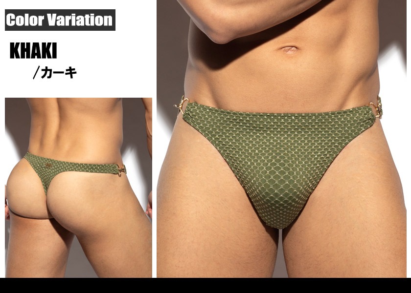 EScollection/�������������쥯����� LUXURY SWIM THONG PACK UP α��� ���� �����०���� MOLDED T�Хå��������०���� �ۥ磻�ȥǡ�