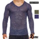 ModusVivendi/����� �ӥ٥�ǥ� Knight V-Neck Longsleeves V�ͥå� �������롼 Ĺµ �˥å� ���� Ʃ�� ��������