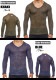 ModusVivendi/����� �ӥ٥�ǥ� Knight V-Neck Longsleeves V�ͥå� �������롼 Ĺµ �˥å� ���� Ʃ�� ��������