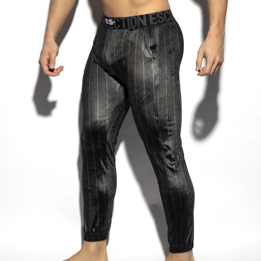ADDICTED/���ǥ����ƥ��å� VELVET DIPLOMATIC WAISTBAND PANTS ���� ���󥰥ѥ�� ���ȥ饤�� ��� �ܥȥॹ