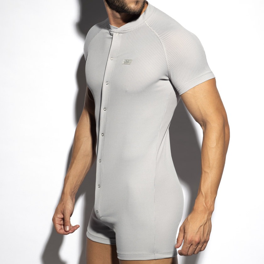 EScollection/�������������쥯����� RECYCLED RIB UNION SUIT ������� ��˥��󥹡��� �������� �եͥå� �岼���η� ���