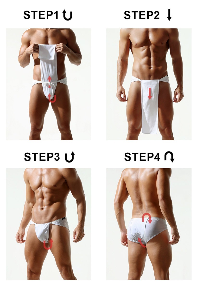 TAUWELL/������������   ROKUSHAKU FUNDOSHI 24101 �դ�ɤ� �ӥ��ˡ� �������塡��󥺡��ѥ�� �ۥ磻�ȥǡ�