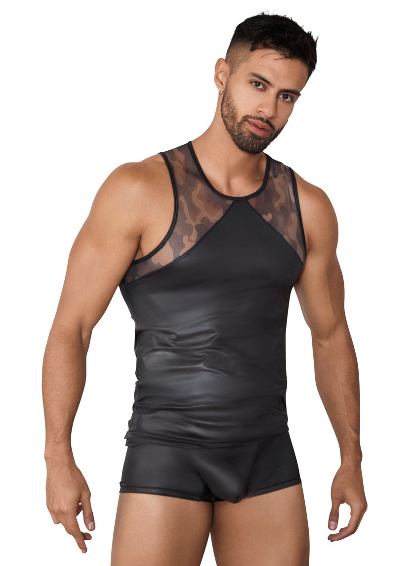 Pikante/�ԥ����   DOMINATION TANK TOP ��ʬ�º� ���󥯥ȥå� �������� ��� Ʃ�� ��å���