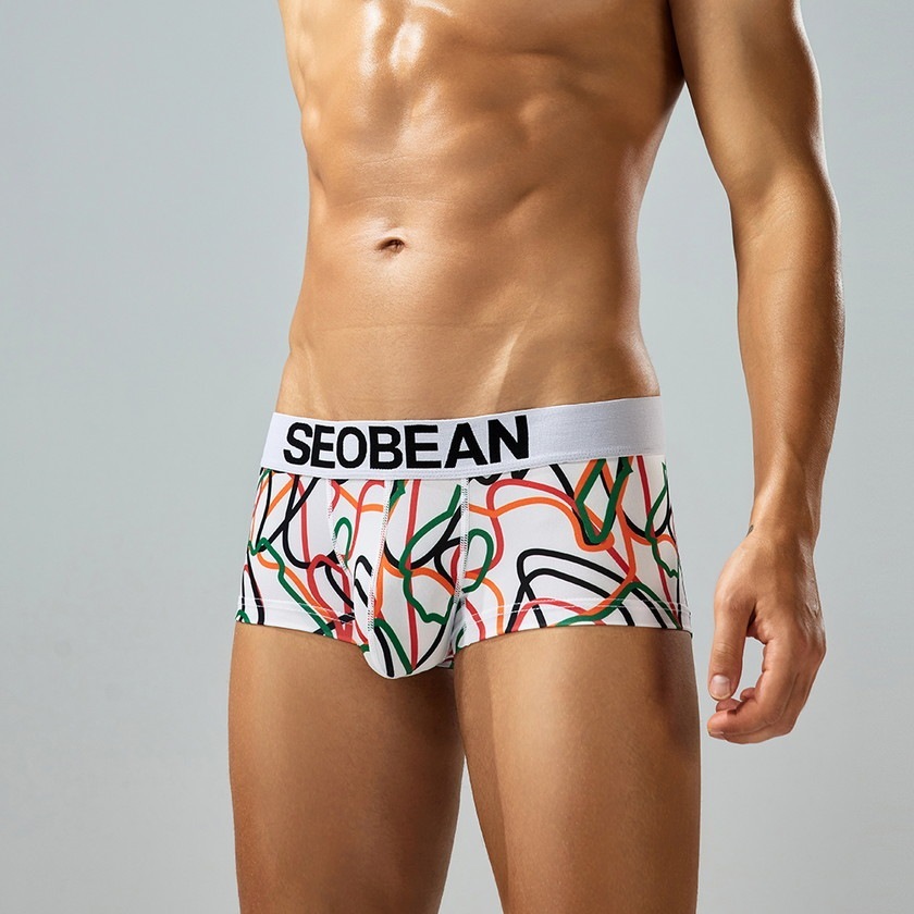 �ܥ������ѥ�� ��� SEOBEAN/���ӥ� Messy Lines Boxer Brief 240212 �ܥ������ѥ�� �������� ��� �ѥ�� �����饤�� ��