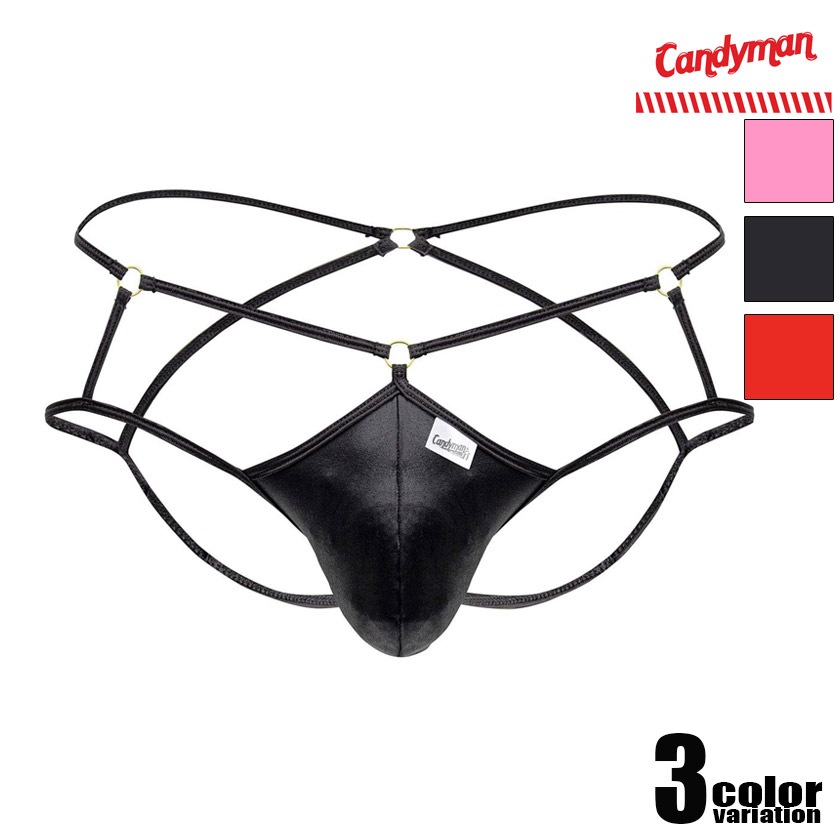 CandyMan/�����ǥ����ޥ� Cage Jockstrap  �����ɥ��ȥ�� �������塡��� �ѥ�� Y�Хå� ����å����ȥ�å� ��������