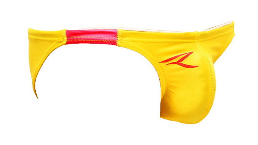 AQUX/���å��� Narrow Side Speedos "Yellow" �����०���� ���ѥ� ��󥺿��� �ӥ��˷� ���ѥ� �������� �ӡ��������� aqux