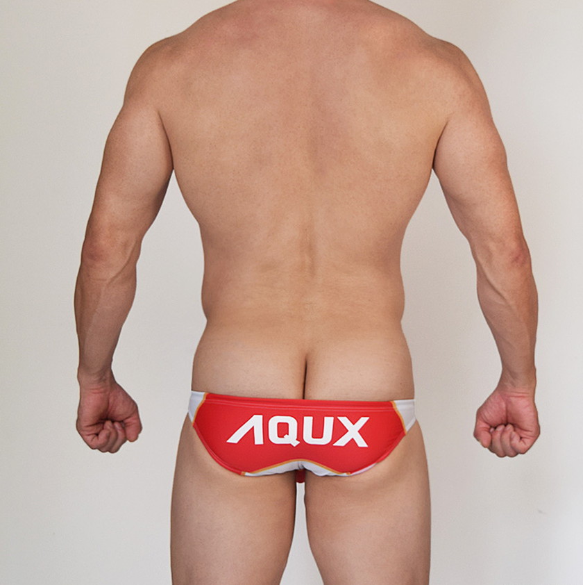 AQUX/���å��� Big Logo Bikinis "Red" �����०���� ���ѥ� ��󥺿��� �ӥ��˷� ���ѥ� �������� �ӡ��������� aqux