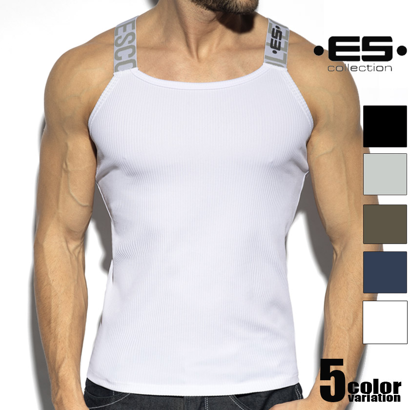 EScollection/�������������쥯����� RECYCLED RIB TANK TOP �����ݥꥨ���ƥ� ��֥��󥯥ȥå� ���󥯥ȥåס�µ�ʤ����Ρ����꡼�֡����꡼�֥쥹����󥺡��ե��å���󡡥ȥåץ� �ۥ磻�ȥǡ�