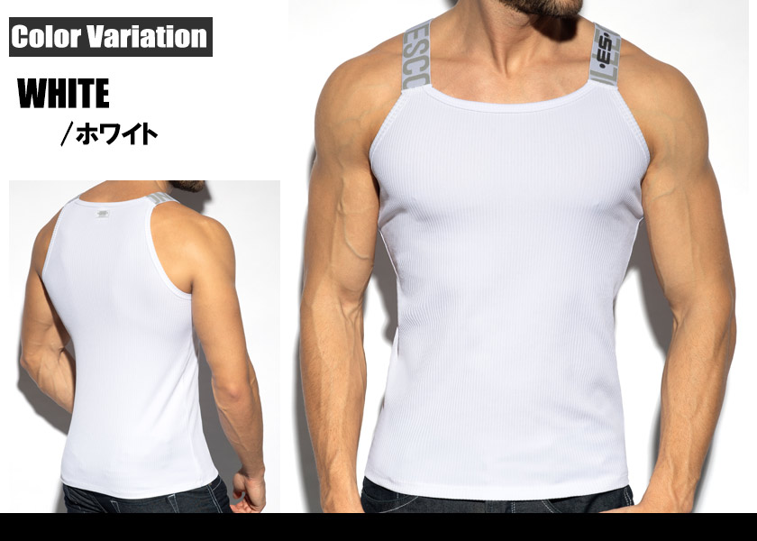 EScollection/�������������쥯����� RECYCLED RIB TANK TOP �����ݥꥨ���ƥ� ��֥��󥯥ȥå� ���󥯥ȥåס�µ�ʤ����Ρ����꡼�֡����꡼�֥쥹����󥺡��ե��å���󡡥ȥåץ� �ۥ磻�ȥǡ�