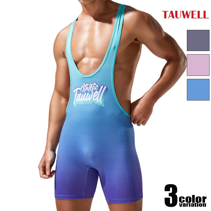 TAUWELL/������������ Gradient Fitness Wrestling Singlet Bodysuit 24707 �ܥǥ������� ����ʡ����������塡��󥺡��岼���η� ���󥰥�å� ����ǡ������