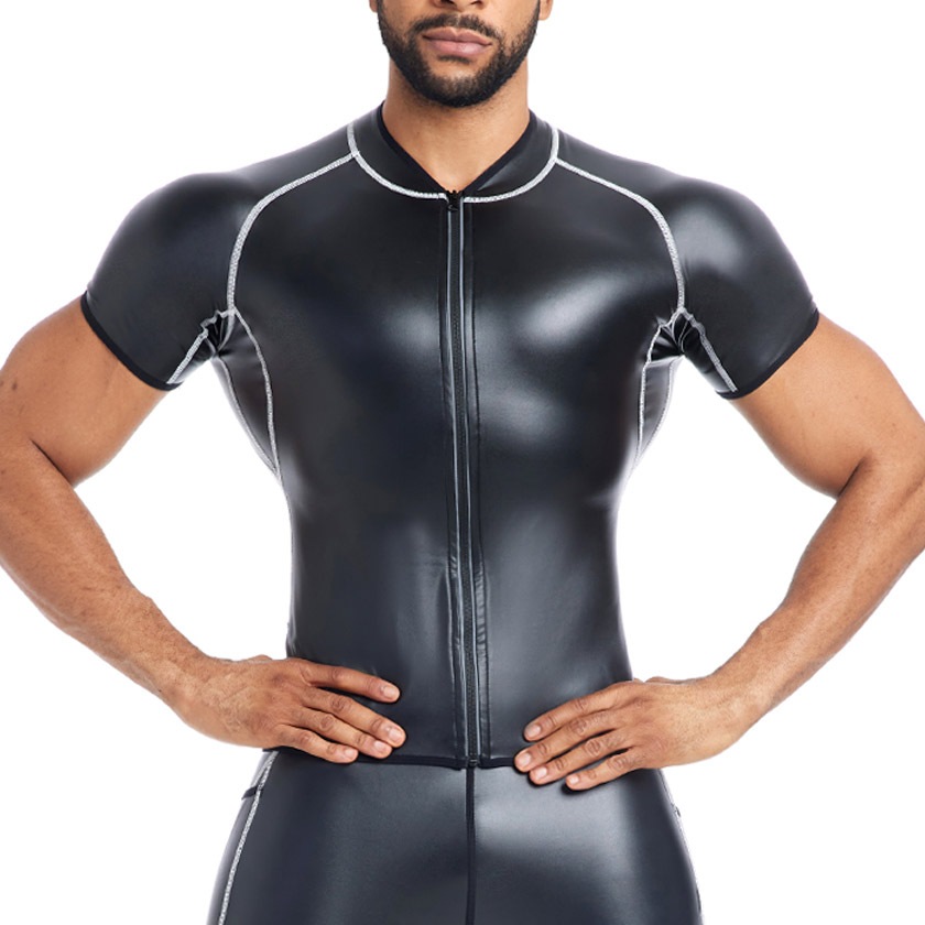 Leather collection/�쥶�����쥯����� �ե������쥶�� �饤�����������㥱�å� ���åץ��å� PU�쥶��Ⱦµ����� �����ȥ�å��Ǻ�ޥå��� ��� �ޥå� ������ ��С��ƥ����� �磻��� �������� �����ȥե��å�