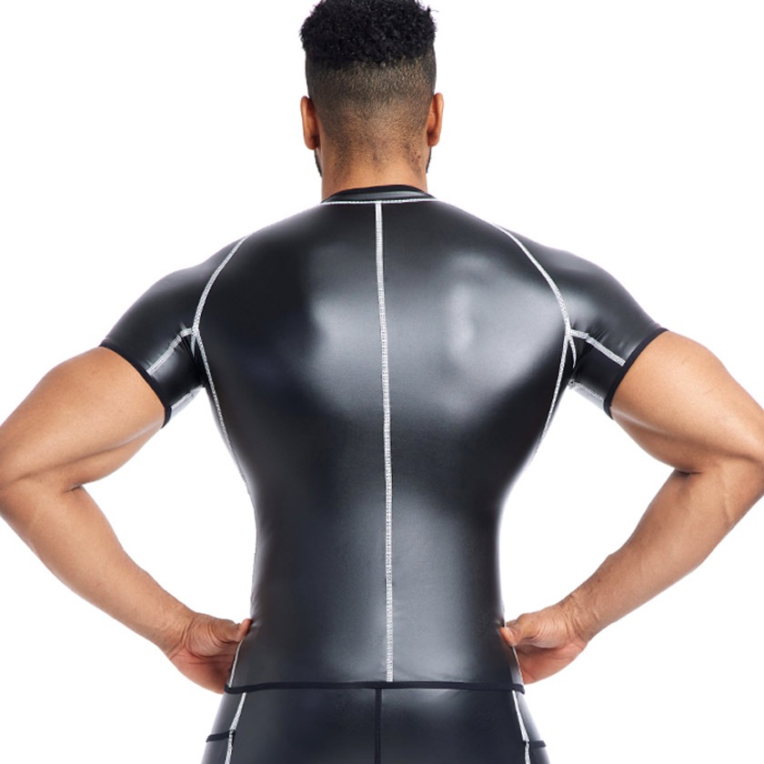 Leather collection/�쥶�����쥯����� �ե������쥶�� �饤�����������㥱�å� ���åץ��å� PU�쥶��Ⱦµ����� �����ȥ�å��Ǻ�ޥå��� ��� �ޥå� ������ ��С��ƥ����� �磻��� �������� �����ȥե��å�