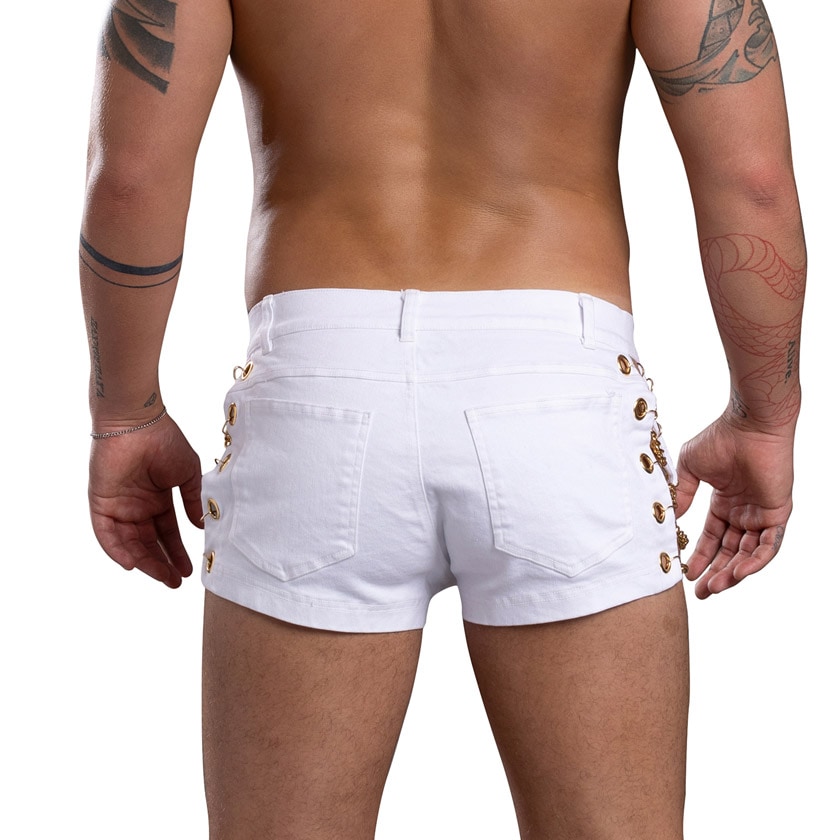 AndrewChristian/����ɥ�塼���ꥹ����� F.A.G. Capsule Chain Shorts  ���硼�ȥѥ�� �����ɥ����ץ� �������� û�ѥ� ��� �ܥȥॹ 1ʬ��