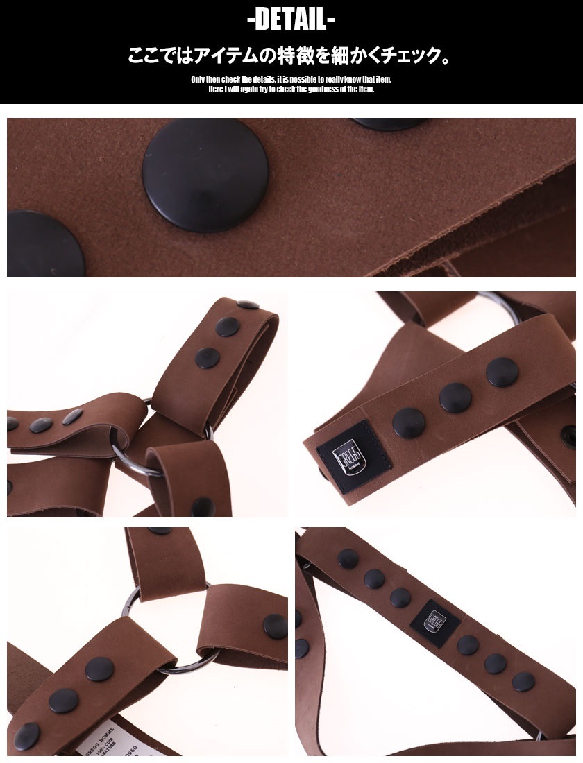GreggHomme/����å������� BONDED��HARNESS��TOP �쥶���ϡ��ͥ� �磻��� ��������������̵��