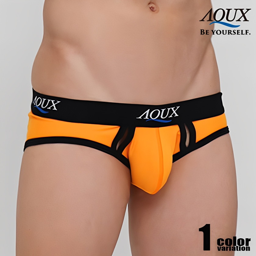��󥺥ӥ��� �֥꡼�� AQUX/���å��� Peephole Bikinis II "Orange" �ӥ��� �������� ��� �ѥ�� �������� aqux