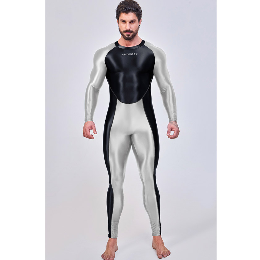 AMORESY/����쥷�� �ܥǥ��������� Draco Full-Length Sports Bodysuit  ���ݡ��ĥ�����  ���ȥ�å����� ���󥰥�å� �������塡��󥺡��岼���η� ���� �����ץ졡�ҡ�����