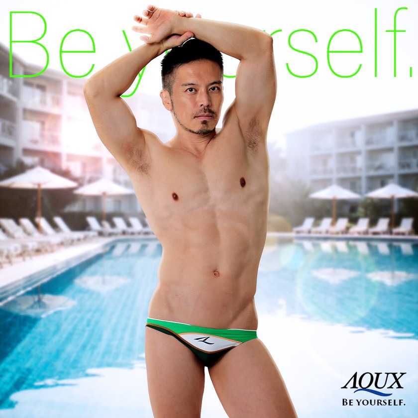 AQUX/���å��� Surf Riding "Green" �����०���� �ӥ��˥֥꡼�շ� ��󥺿��� ���ѥ� ���ѥ� �������� �ӡ��������� aqux