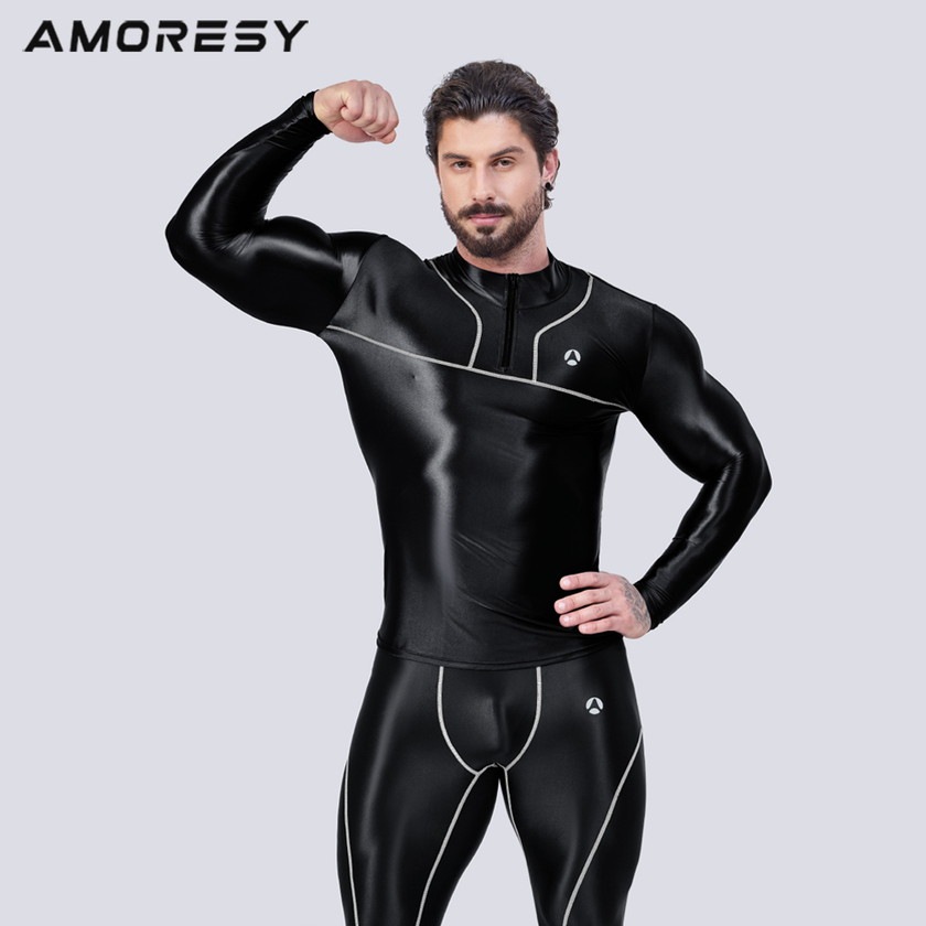 ��󥺥ȥåץ���AMORESY/����쥷�� Jupiter Long-Sleeve Sports Top ����T����� �ԥå��� �ȥåץ� �ե��å���󡡥�󥺡��ĥ�ĥ䡡���٥��١����ݡ��ġ����� Ĺµ