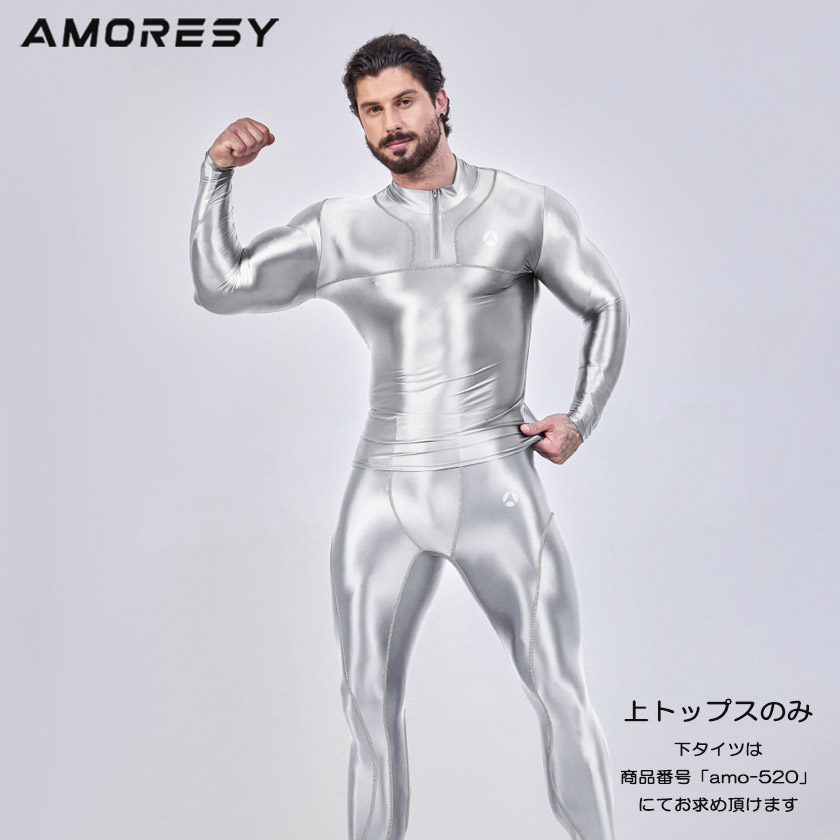��󥺥ȥåץ���AMORESY/����쥷�� Jupiter Long-Sleeve Sports Top ����T����� �ԥå��� �ȥåץ� �ե��å���󡡥�󥺡��ĥ�ĥ䡡���٥��١����ݡ��ġ����� Ĺµ