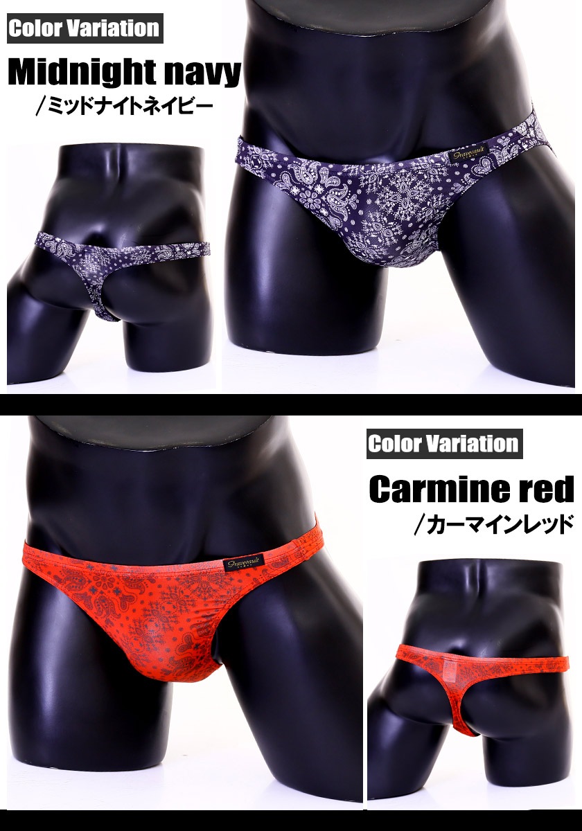 ���T�Хå���Gravevault/���쥤�֥ܡ���ȡ�Bandana T-back ��� T�Хå� �ѥ�� �������� ������������� ��������