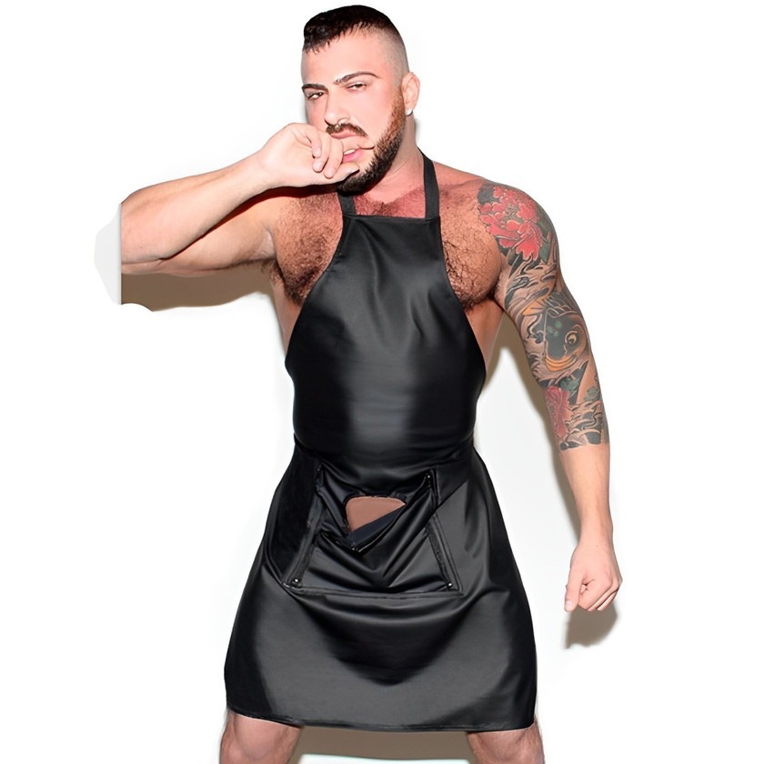 Leather collection/쥶쥯 wild apron ޥå륨ץ ե쥶 ݥåդ 󥺥ץ ޥå Сƥ 磻   塼 ʥȥ