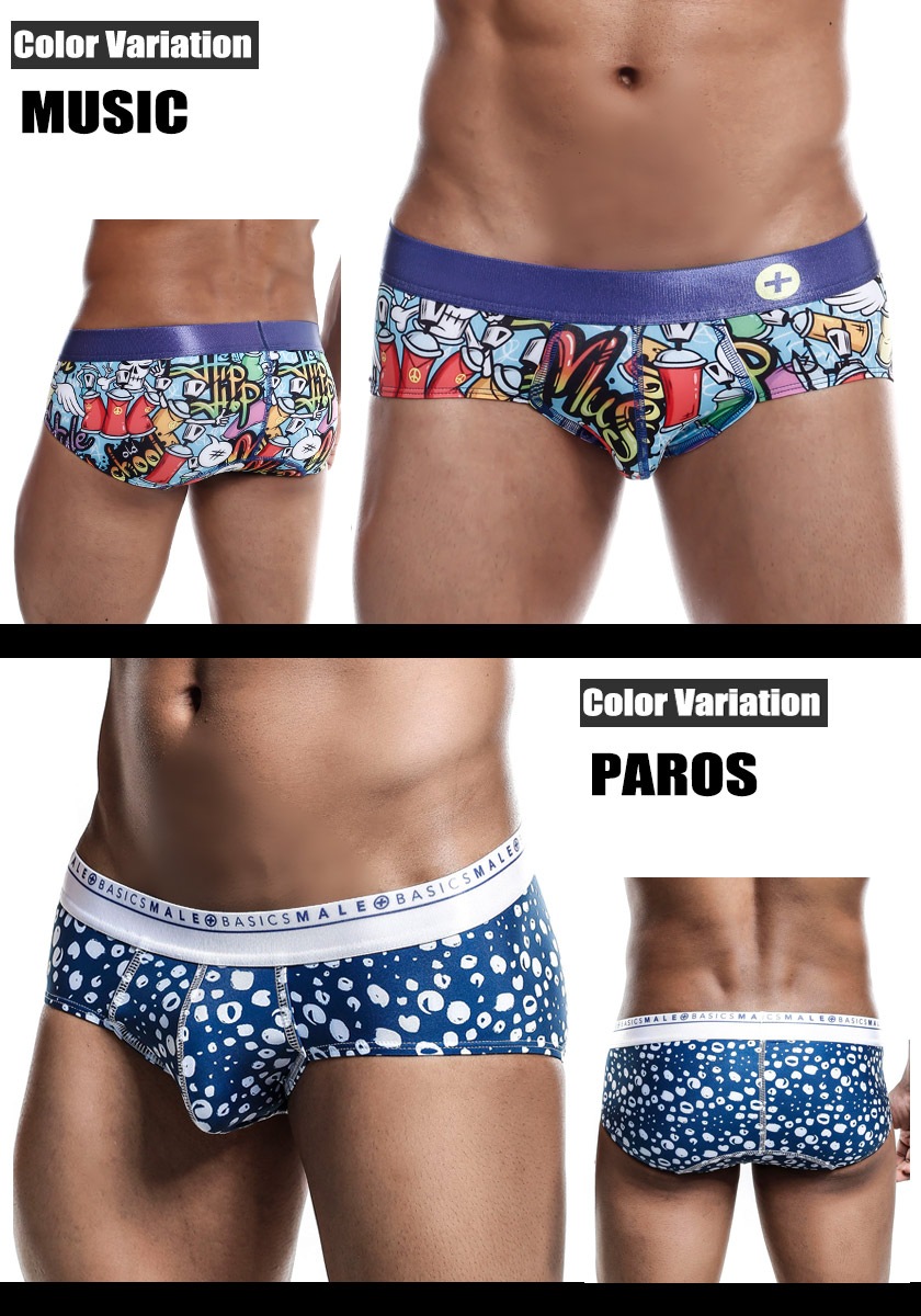 MaleBasics/�ᥤ��١����å��� Hipster Brief �ڥ���� ����ե� ���ȥ꡼�ȥڥ���� �ե�Хå� �ȥ��� �⥶�������ߥå� �ӥ��˥֥꡼�� �������塡��󥺡��ѥ��