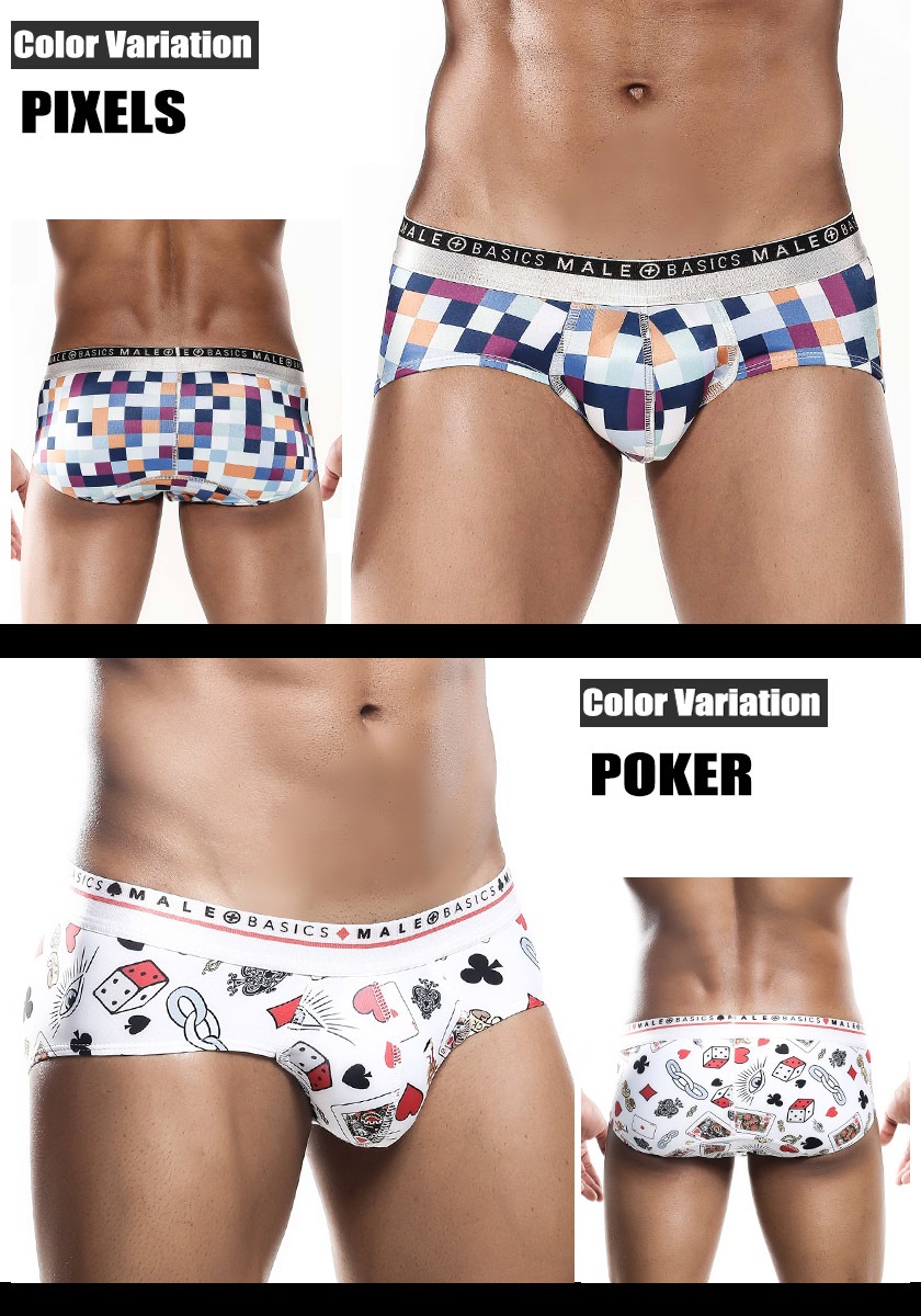 MaleBasics/�ᥤ��١����å��� Hipster Brief �ڥ���� ����ե� ���ȥ꡼�ȥڥ���� �ե�Хå� �ȥ��� �⥶�������ߥå� �ӥ��˥֥꡼�� �������塡��󥺡��ѥ��