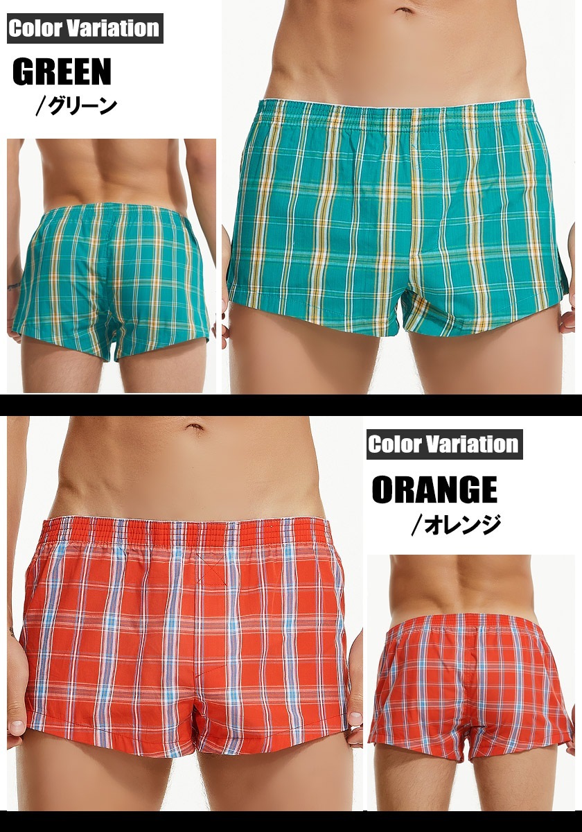 SEOBEAN/ӥ ɥȥ󥯥CHECKERED FIT TRUNKS 230508 ååȥ100% 塡󥺡ѥġäꡡå å