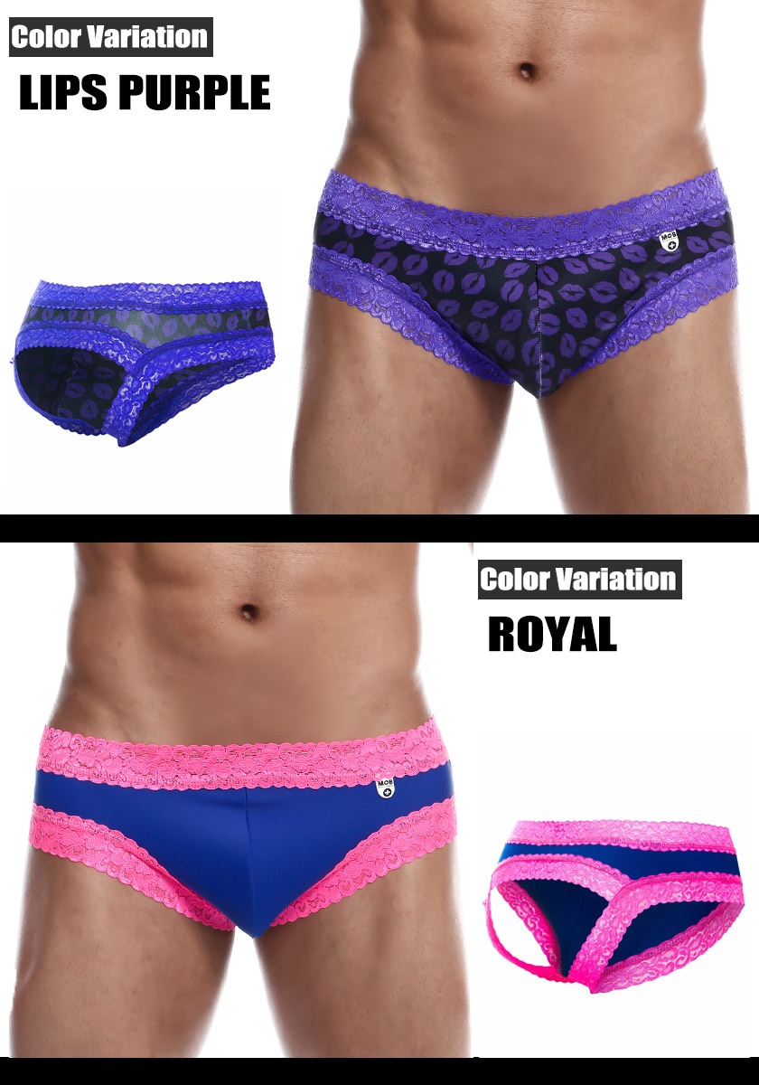 MaleBasics/�ᥤ��١����å��� MOB Lace JockBikini ���ȥ�å��졼������å� ���ե� �ӥ��˥֥꡼�� �������塡��󥺡��ѥ�ġ���������
