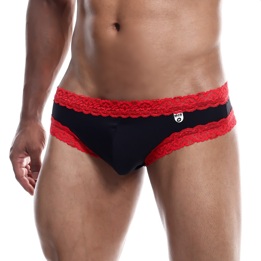 MaleBasics/�ᥤ��١����å��� MOB Lace JockBikini ���ȥ�å��졼������å� ���ե� �ӥ��˥֥꡼�� �������塡��󥺡��ѥ�ġ���������