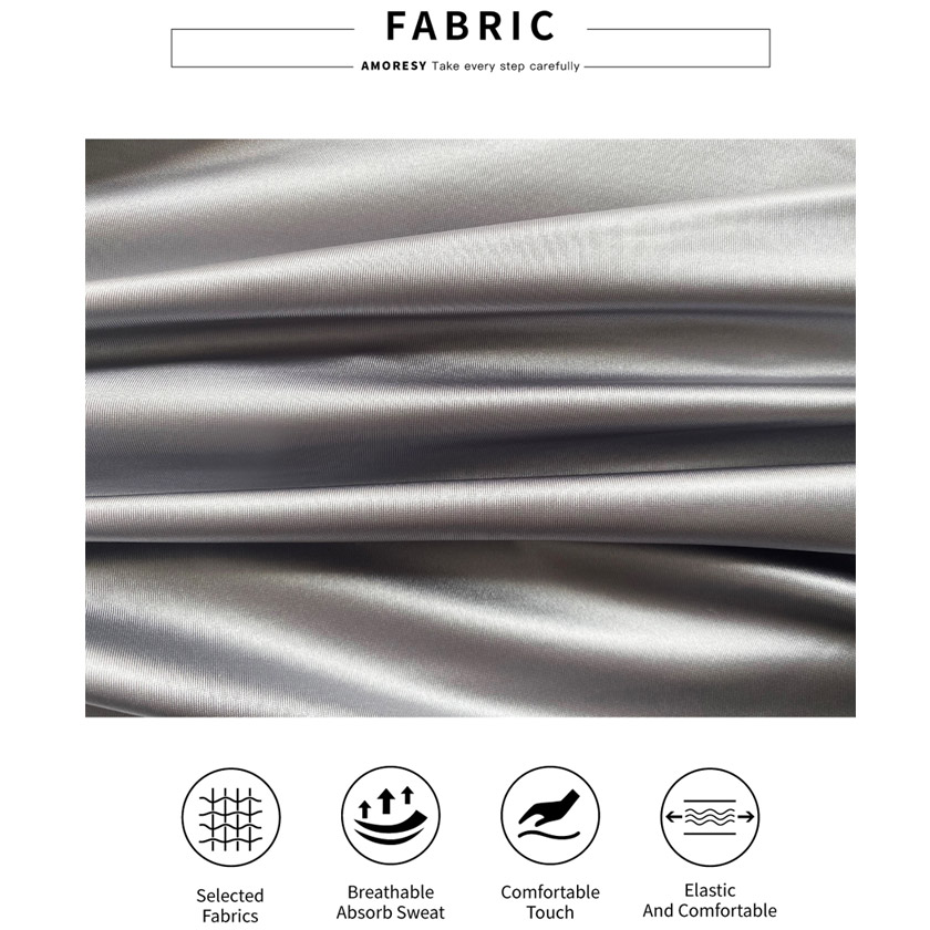 AMORESY/����쥷�� Mystara Series Catsuit �������ܥǥ������� �������塼�� ���ȥ�å����� �˽����� ��˥��å���  ���� Ĺµ�����󥰥��꡼�� �岼���η��������ץ졡���åѡ� ���ȥ�����