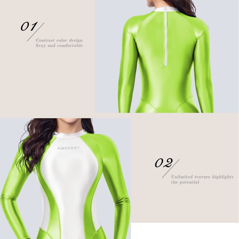 AMORESY/����쥷�� Mystara Series Catsuit �������ܥǥ������� �������塼�� ���ȥ�å����� �˽����� ��˥��å���  ���� Ĺµ�����󥰥��꡼�� �岼���η��������ץ졡���åѡ� ���ȥ�����