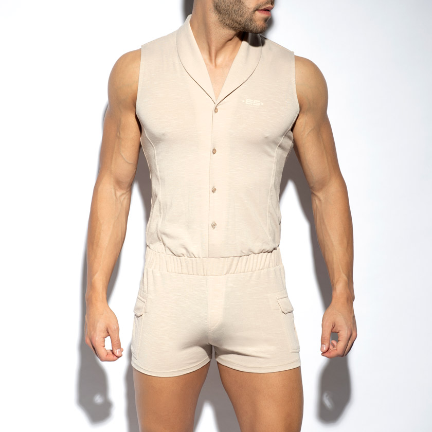 EScollection/�������������쥯����� SLEEVELESS BODY SUIT �ܥǥ������� ���󥰥�å� ���� ������ V�ͥå� µ�ʤ� �Ρ����꡼��