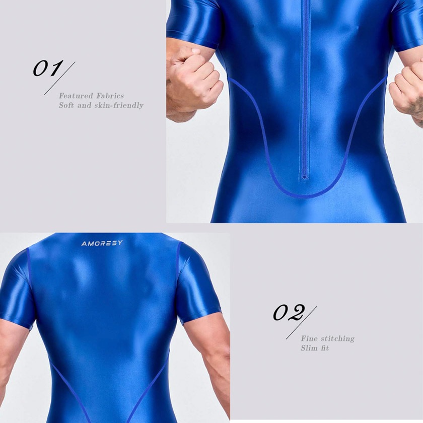 AMORESY/����쥷�� �ܥǥ��������� Olympus Sports Bodysuit  ���ݡ��ĥ�����  ���ȥ�å����� ���󥰥�å� �������塡��󥺡��岼���η� ���� �����ץ졡�ҡ����� Ⱦµ�����åѡ�