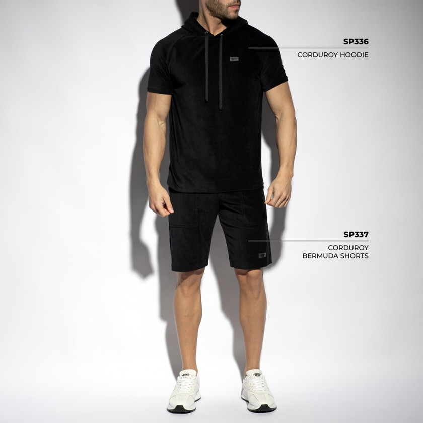EScollection/�������������쥯����� CORDUROY HOODIE �����ǥ���� �ѡ�������������������󥺡��ե��å���󡡥ȥåץ� ��ä��� Ⱦµ