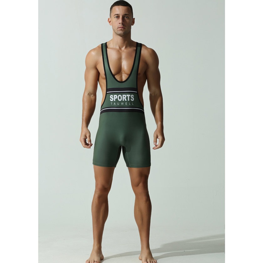 TAUWELL/������������ Fitness Wrestling Singlet Bodysuit 25702 �ܥǥ������� ����ʡ����������塡��󥺡��岼���η� ���󥰥�å� ����ǡ������