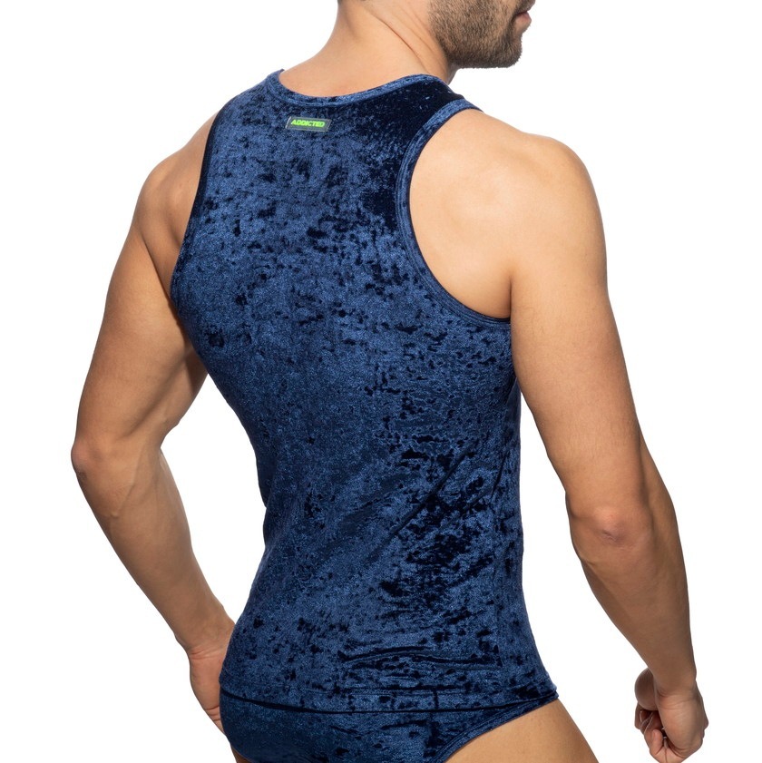 ADDICTED/���ǥ����ƥ��å� VELVET SHADY TANK TOP ���� �٥�٥å� ���󥯥ȥåס�µ�ʤ����Ρ����꡼�֡����꡼�֥쥹����󥺡��ե��å���󡡥ȥåץ�