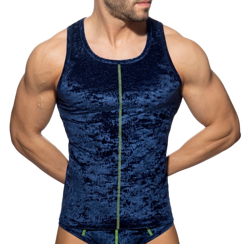 ADDICTED/���ǥ����ƥ��å� VELVET SHADY TANK TOP ���� �٥�٥å� ���󥯥ȥåס�µ�ʤ����Ρ����꡼�֡����꡼�֥쥹����󥺡��ե��å���󡡥ȥåץ�