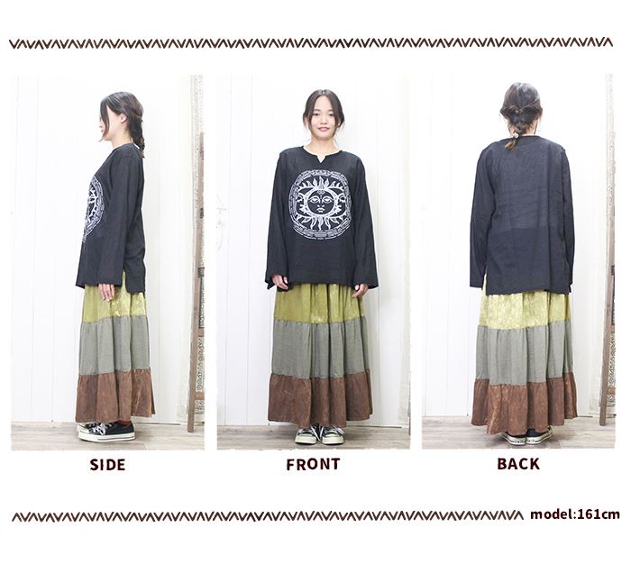 �ȥåץ� ���륿 ��YinYang�ץ���Ĺµ�ץ륪���С� �����ͥå� �����åѡ� ���󥰥��꡼�� ����� ���� ������