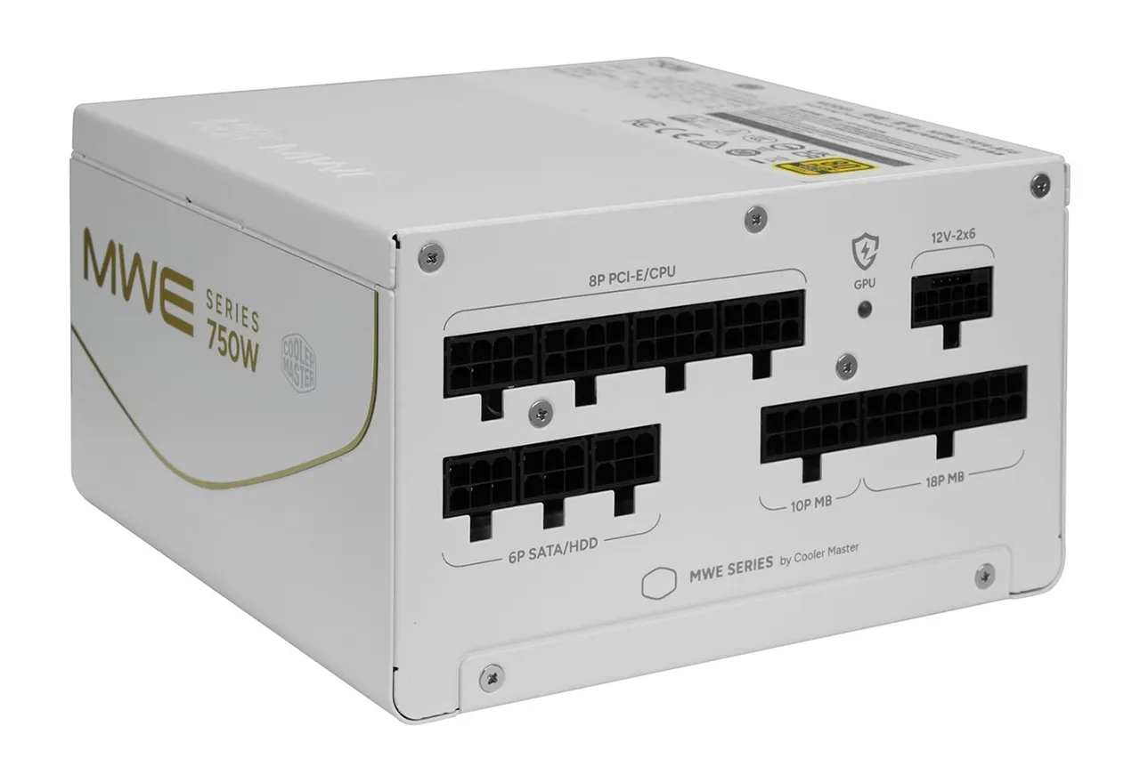 Cooler Master MWE Gold V4 750 FM WH W/JP cord